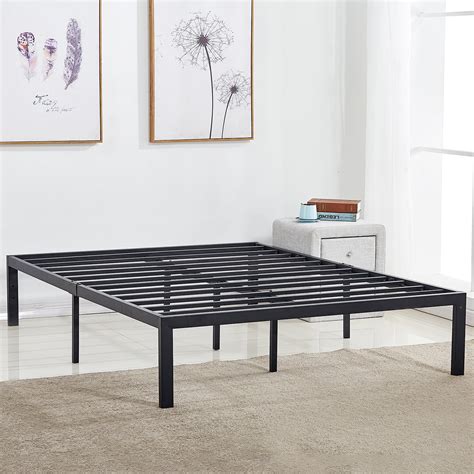 metal bedframes queen size with box spring|queen mattress box spring sale.